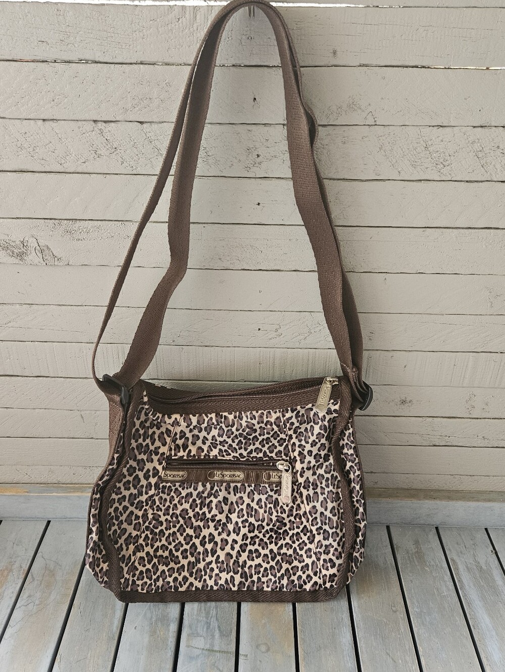 LESPORTSAC Small Crossbody Bag Leopard Print